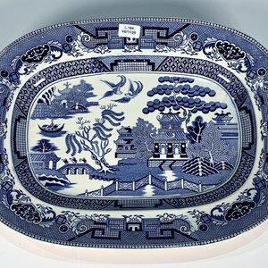 Lote anterior: Fuente Churchill Losa Willow China Paisaje Azul y Blanco 37x27 cm