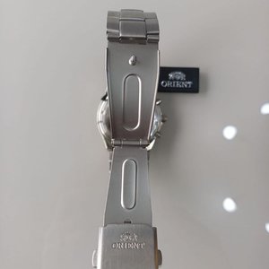 Reloj Orient Chronograph Acero Esfera Azul Taquímetro - imagen 6