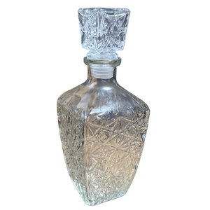 Lote siguiente: Botella de Vidrio Cuadrada para Whisky con Tapa