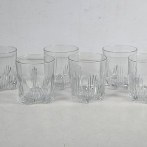 Juego de 6 Vasos Bajos para Whisky con Diseño Tallado - imagen 2