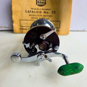 Reel de pesca Penn "The Reels of Champions" modelo Squidder No. 140 con manual - imagen 3
