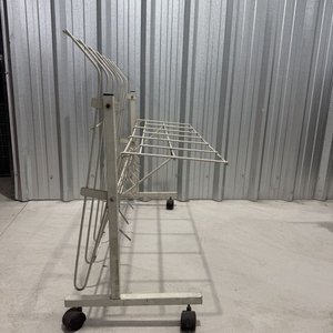 Tendedero Plegable con Ruedas Blanco - imagen 7