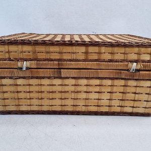 Canasto de Mimbre para Picnic con Vajilla Completa - imagen 5