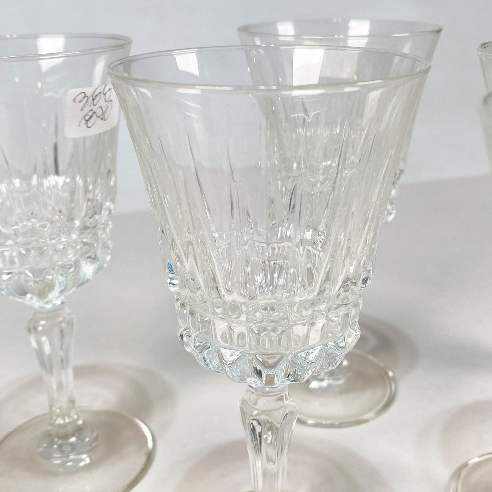 Seis copas hialinas de cristal - imagen 3