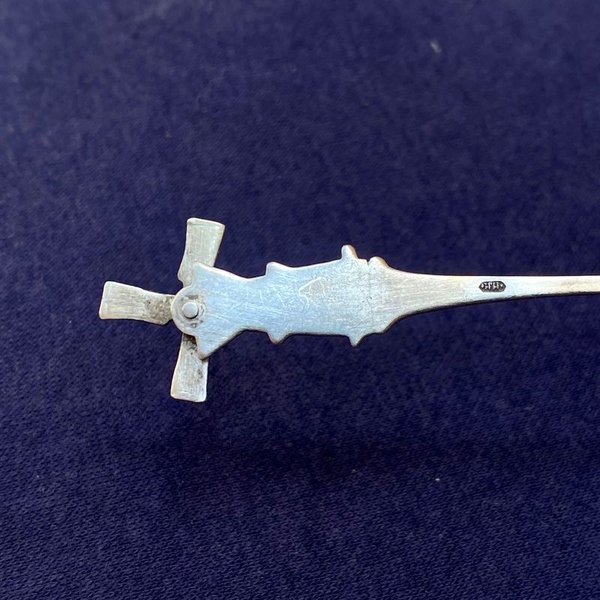 Antigua cuchara de plata, coleccionable y decorativa - imagen 4