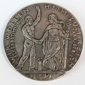 Lote anterior: Medalla "Juramento de Fidelidad al Reich Alemán" - Alemania 1935