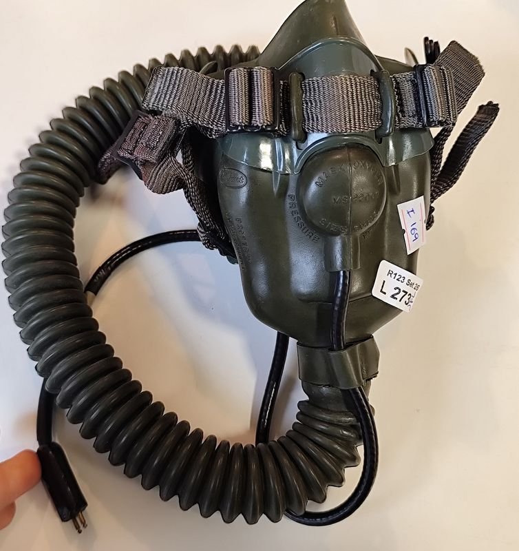 Mascarilla de Oxígeno Militar MS22001 (MBU3/P) - Año 1959