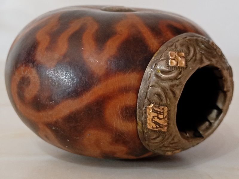 Mate galleta con Virola de Plata y ORO - Análisis detallado - imagen 3