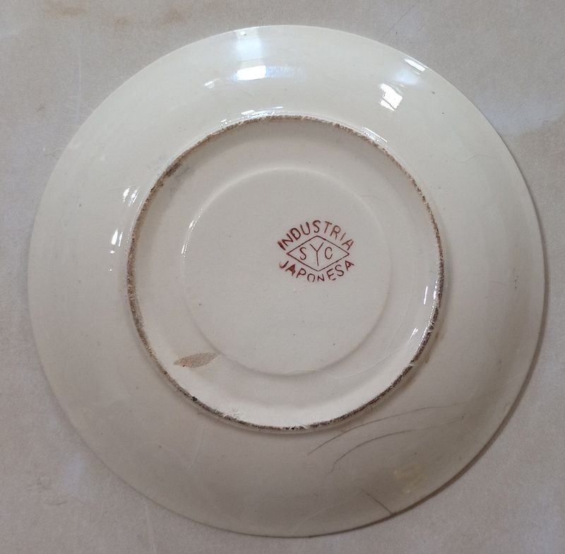 Platillo de Porcelana Japonesa (SYC) - Pintado a Mano - imagen 2