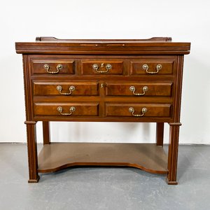 Aparador Inglés de Caoba con Puerta y Cajón - imagen 1