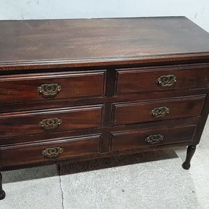 Cómoda Provenzal de Madera con 6 Cajones y Herrajes de Bronce - imagen 2