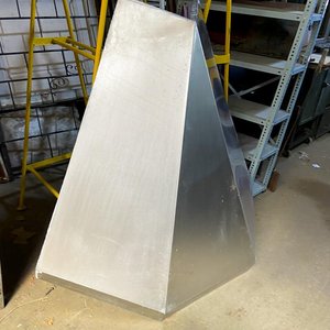 Frente de Campana de Acero Inoxidable 120 cm Alto - imagen 1