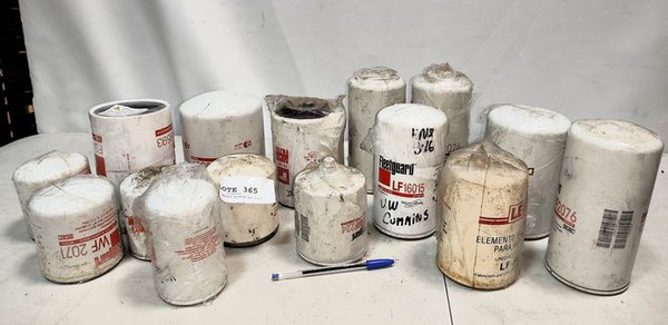 Lote de 15 Filtros de Metal para Scania y Otros Vehículos