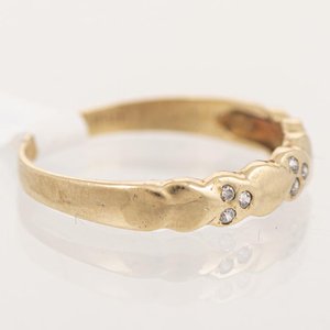 Anillo Oro 18k con Circonias Talla 17mm - imagen 2