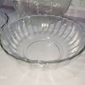 Set de 5 Piezas: 2 Fuentes Grandes y 3 Ensaladeras de Vidrio Transparente - imagen 5