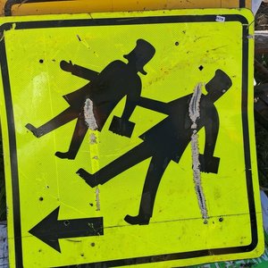 Lote anterior: Cartel de señalización de Cruce de Peatones, medidas 75 x 75