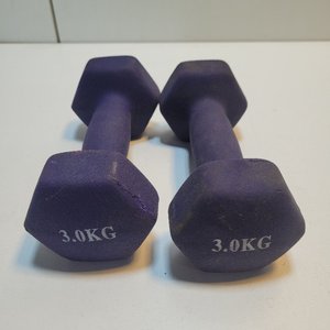 Par de Mancuernas de 3 kg Color Violeta - imagen 2