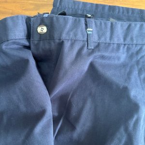 Pantalón de Gabardina Azul Marino Talle 54 J.Crew - imagen 2