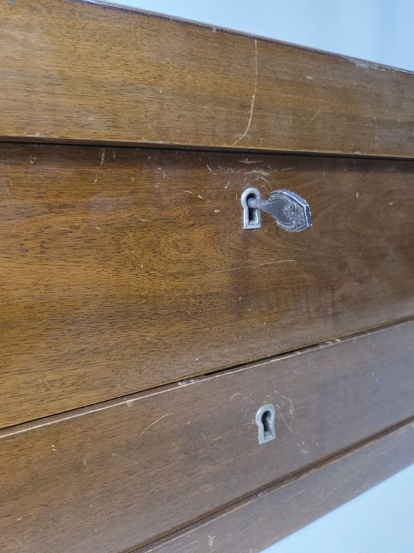 Excepcional juego de cubiertos en platina Eberle con su caja original y llave - imagen 10