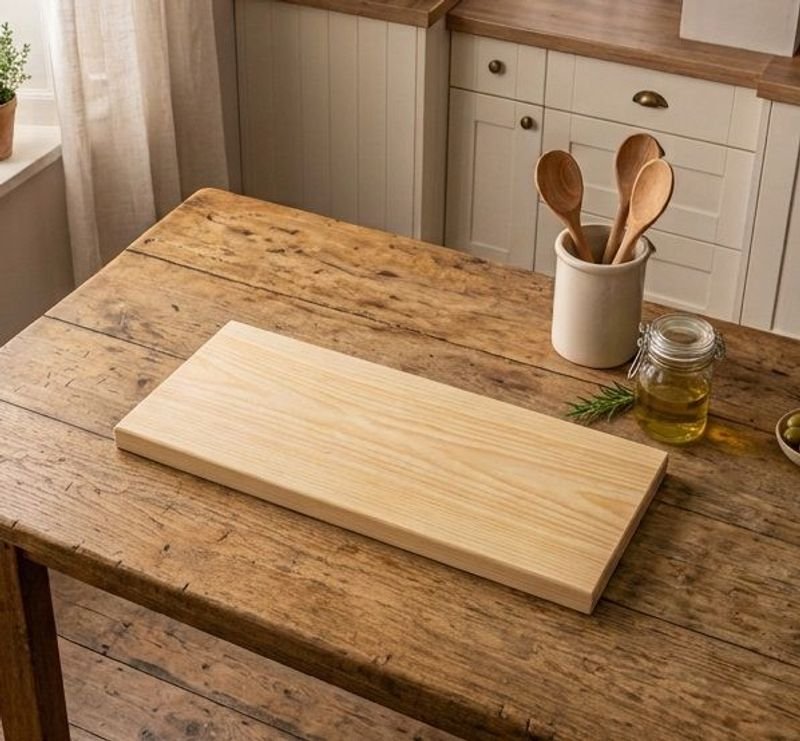 Tabla de Madera para Asado Curada al Natural