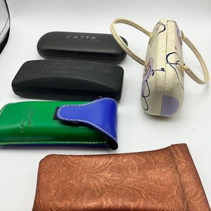 Lote de 5 Estuches y Fundas para Anteojos Variados - imagen 2