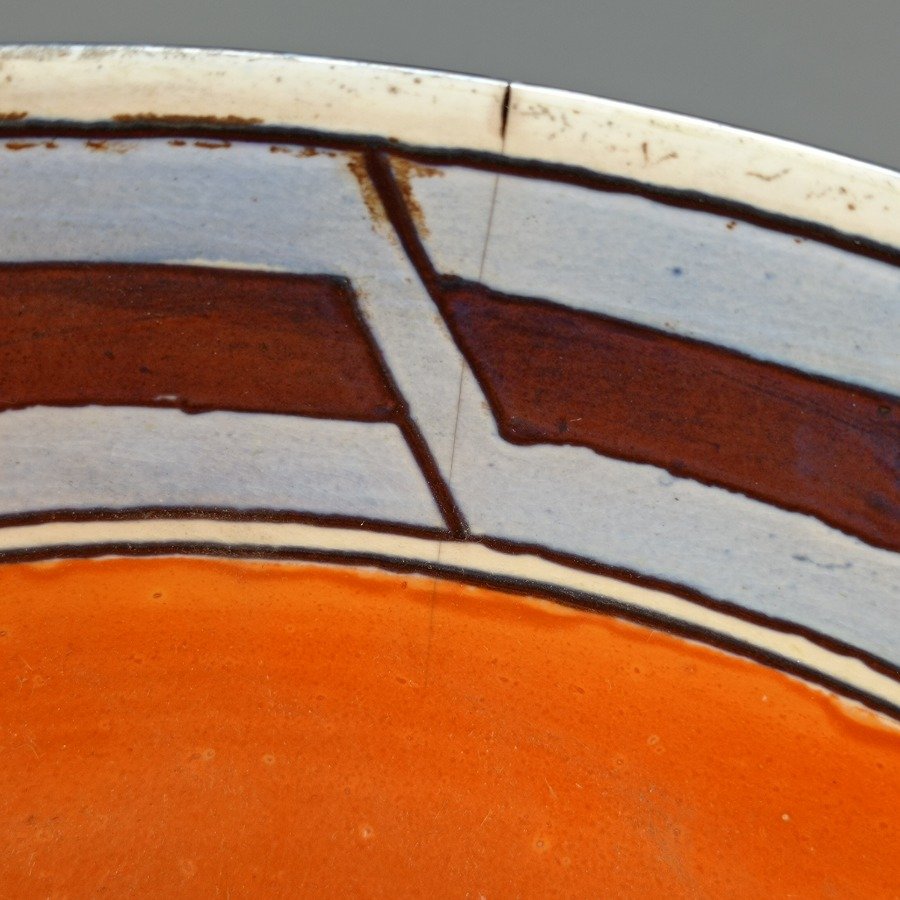 Centro inglés multicolor pintado a mano en relieve - imagen 8
