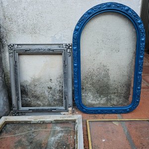 Lote de 7 Portarretratos Antiguos Varios Estilos - imagen 3