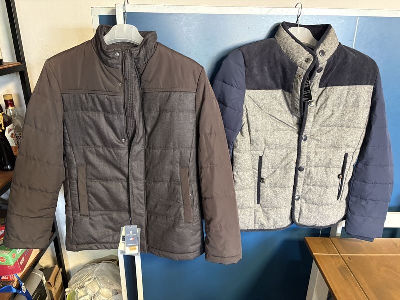 Dos Camperas de Nylon y Tela Talle 95 (S)