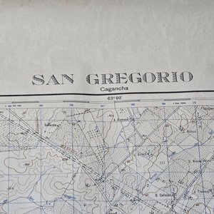 Mapa Topográfico San Gregorio, Instituto Geográfico Uruguayo, Escala 1:50000 - imagen 2