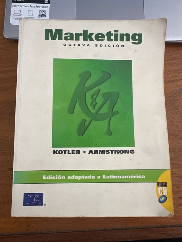 Libro Marketing: Principios y Práctica - Philip Kotler y Gary Armstrong, Octava Edición