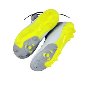 Botines de Fútbol para Niño Talle 33 - Gris y Azul - imagen 3