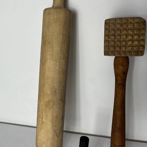 Palote y Martillo de Madera para Milanesas - imagen 3