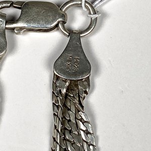 Pulsera de Plata 925 Mexicana de Cinco Vueltas con Cierre Averiado - imagen 4