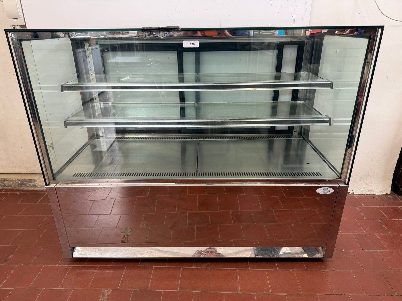 Vitrina Refrigerada Rectilínea 150x73x122cm