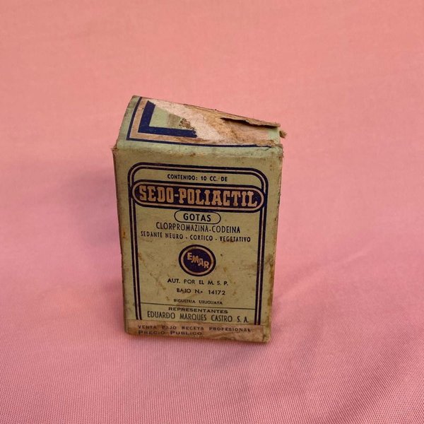 Medicamento antiguo en gotas Sedo-Polactil de la marca Emar, industria uruguaya - imagen 10