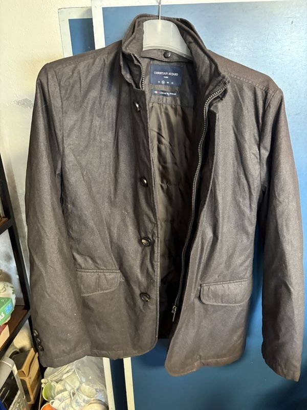 Campera de Caballero Christian Audigier Talle 100 Gris Oscuro