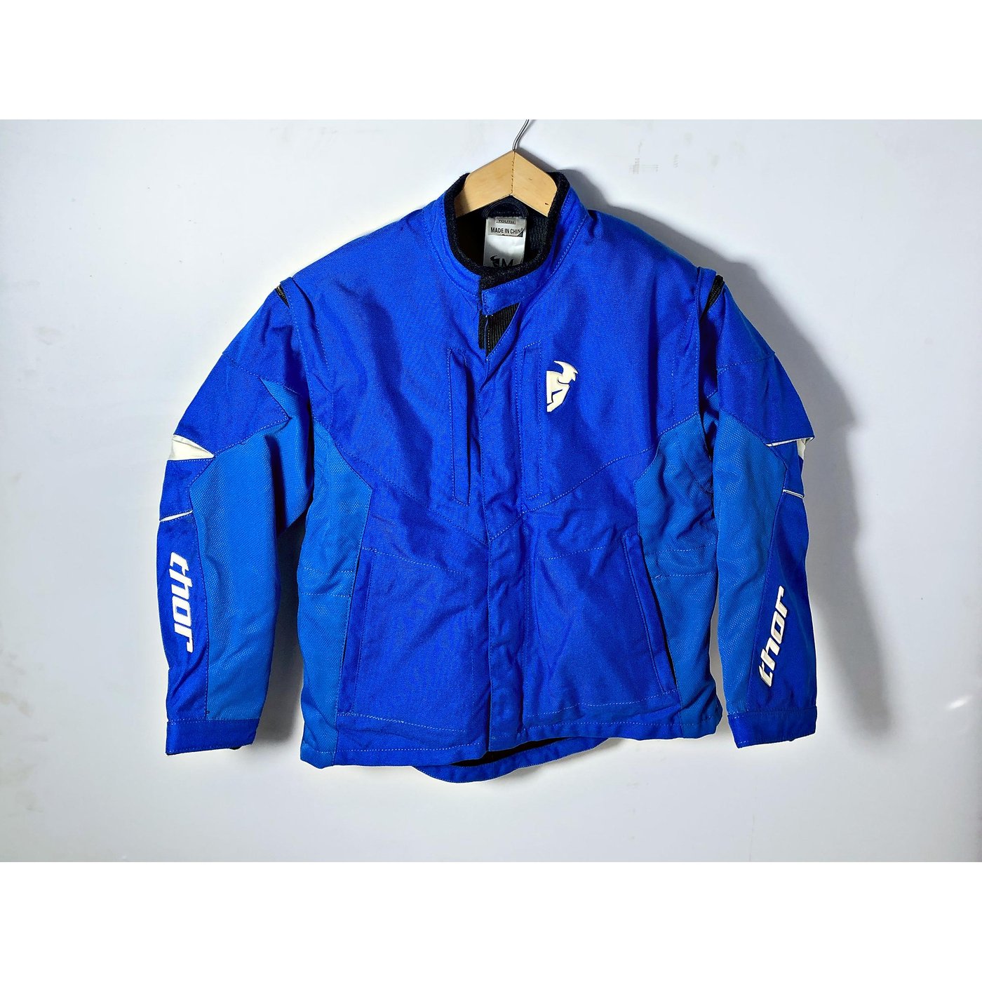 Campera de Motocross Infantil Thor Azul