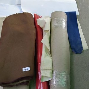 Lote de Varios Materiales Textiles y Cuero - imagen 3