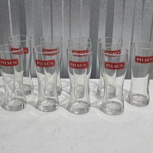 Lote de 8 Vasos Pilsen de Vidrio Transparente 300ml - imagen 8