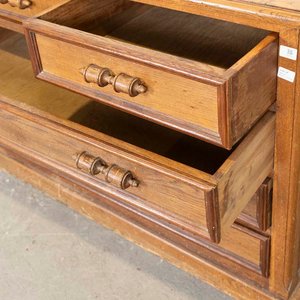 Cómoda de madera con cinco cajones - imagen 3