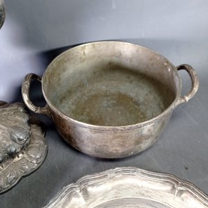 Jarra de Aluminio y Piezas de Platina con Relieves - imagen 4