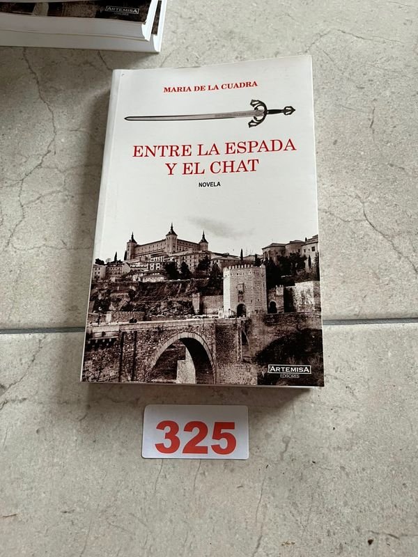 Libro "Entre la Espada y el Chat" de María de la Cuadra