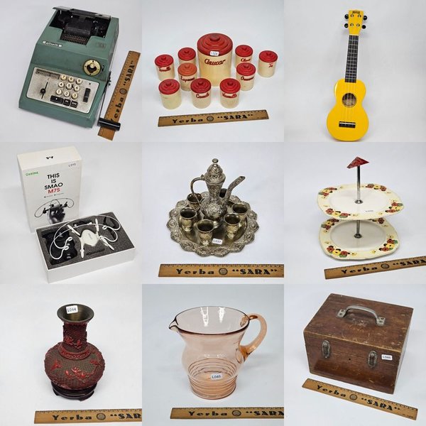 Colección de objetos decorativos y útiles