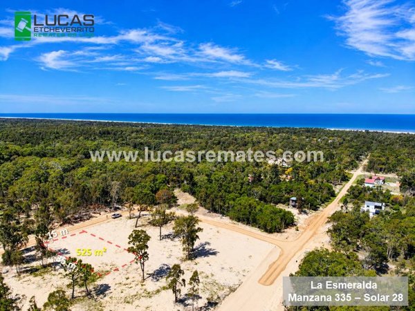 Terreno en La Esmeralda, Rocha - 525 m² con Vistas al Mar - imagen 1