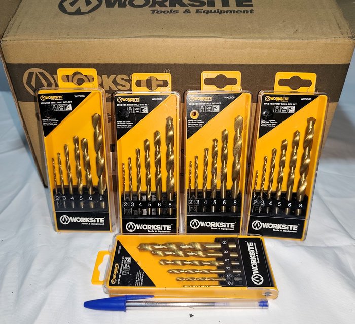 Caja de 50 Juegos de Mechas para Metal Worksite 1.5 a 6.5mm