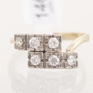Anillo de Oro 18k con Circonias - imagen 1