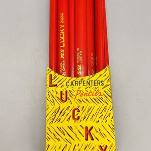 Lote siguiente: Caja de 12 Lápices de Carpintero Marca Lucky