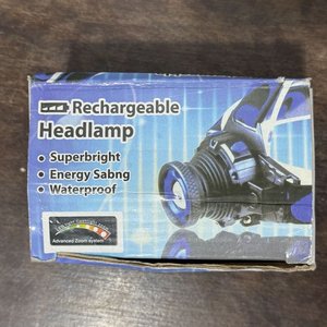 Faro Frontal Recargable con Zoom y Lente Ajustable - imagen 1