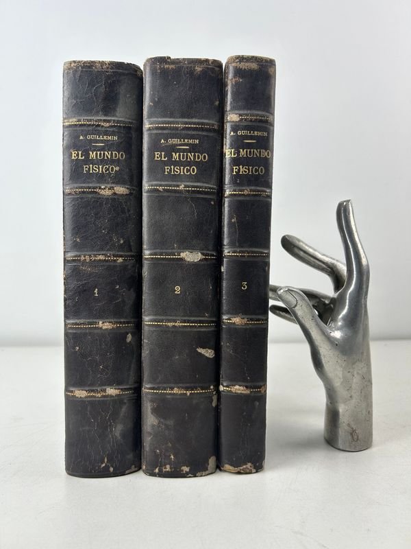 Lote anterior: Tres tomos de El Mundo Físico de Amadeo Guillemin - Barcelona 1893