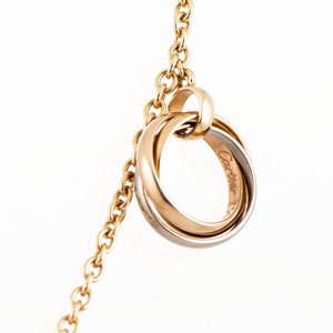 Collar Cartier Trinity Oro 18k Baby B7010800 con Documentación - imagen 2